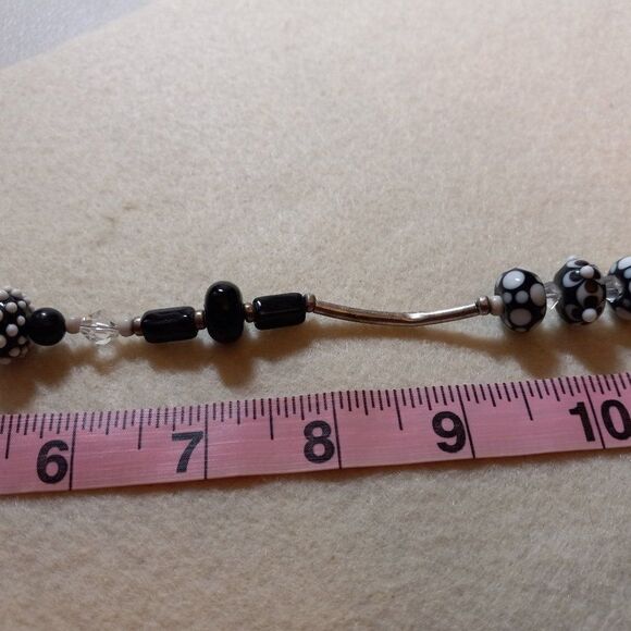 Vintage Lamp Work Necklace - Picture 10 of 11